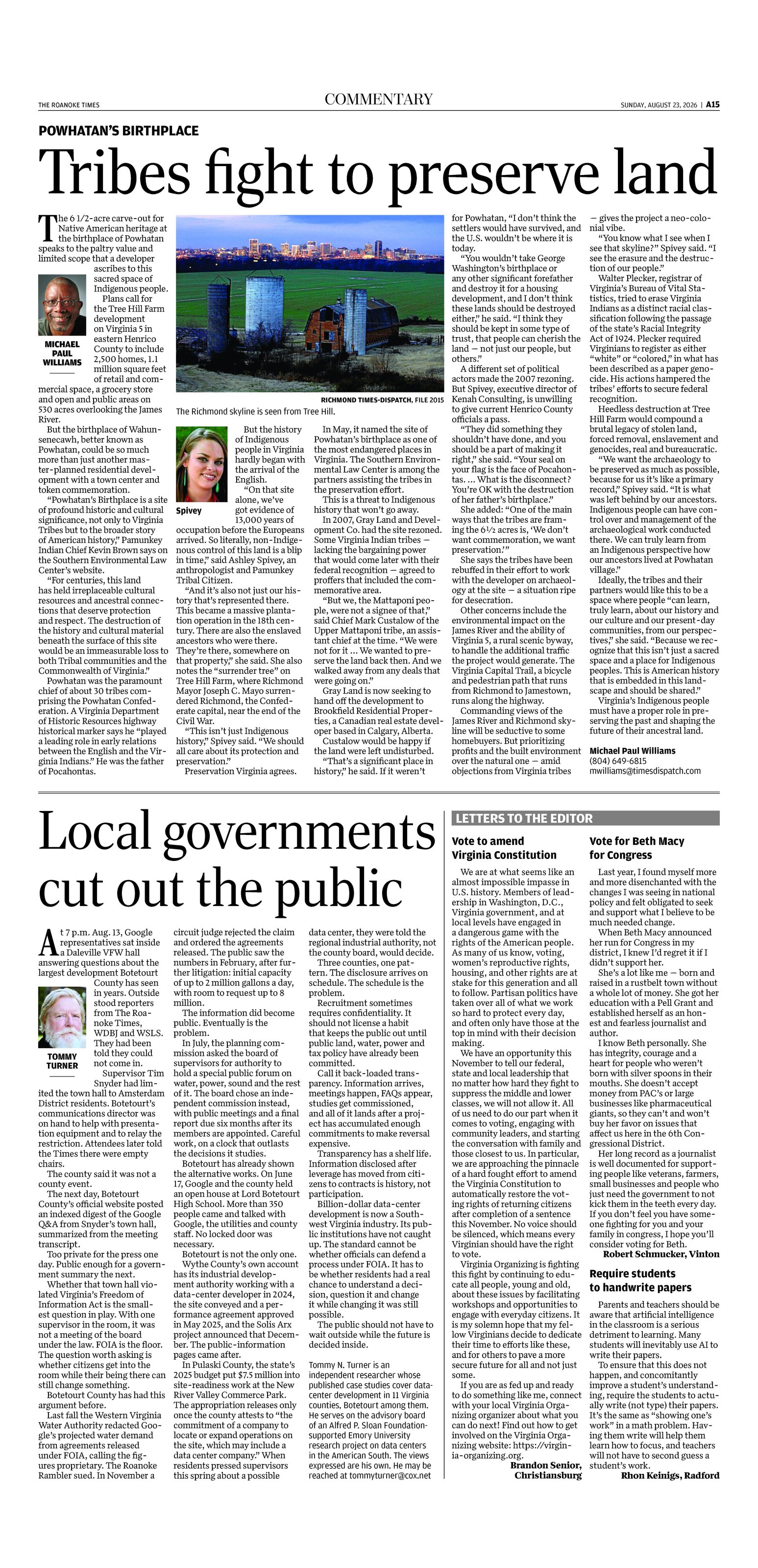 Local governments cut out the public, page 1 of 2